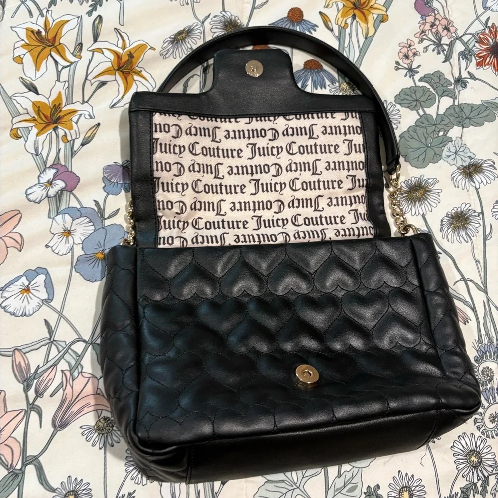 Juicy Couture Black Quilted Shoulder Bag - Picture 2 of 4
